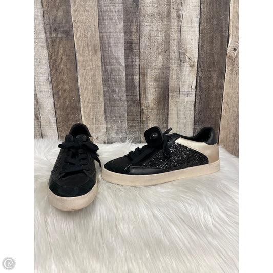 Shoes Sneakers By Geox Shoes In Black & Gold, Size: 9