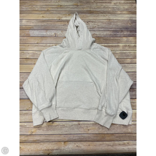 Sweatshirt Hoodie By Aerie In Beige, Size: Xxl