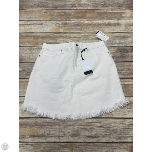 Skirt Mini & Short By Sofia By Sofia Vergara In White Denim, Size: 12