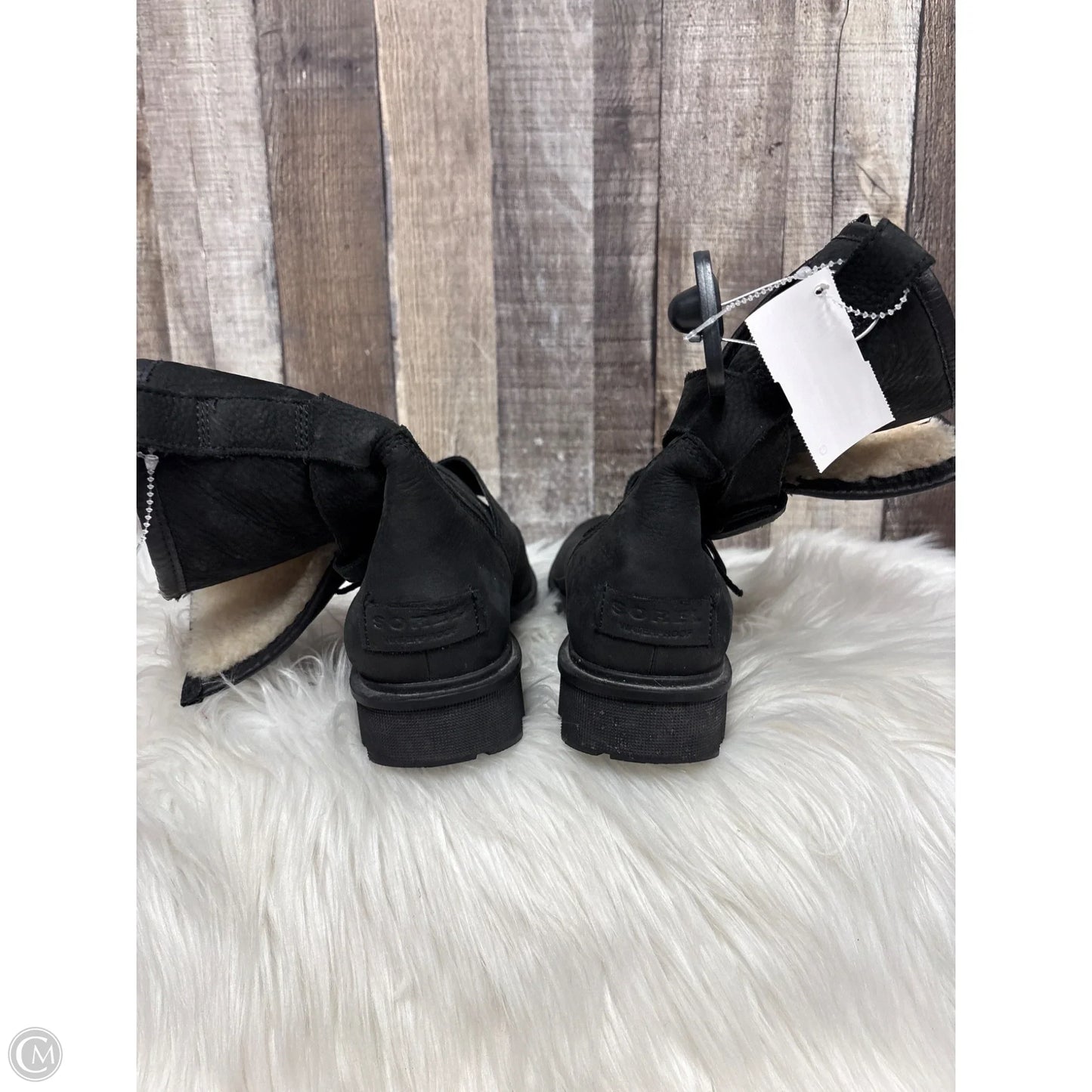 Boots Ankle Flats By Sorel In Black, Size: 9.5