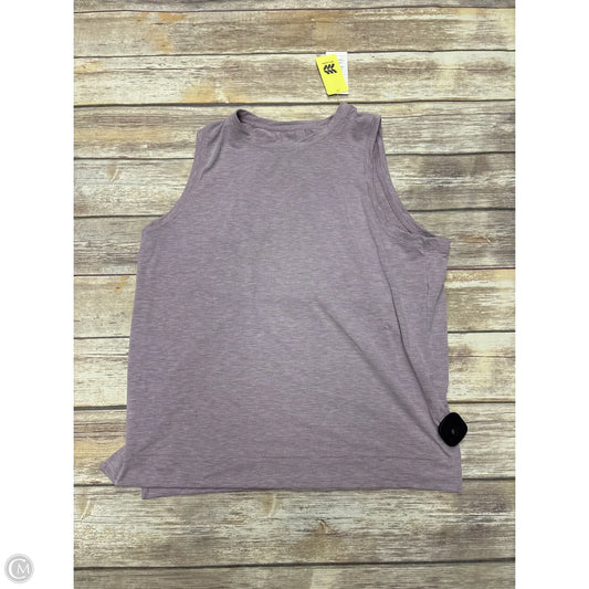 Athletic Tank Top By All In Motion In Purple, Size: L