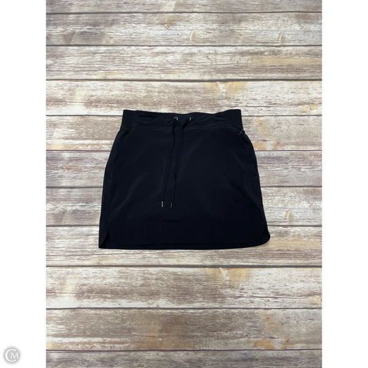 Athletic Skort By Athleta In Black, Size: Xs