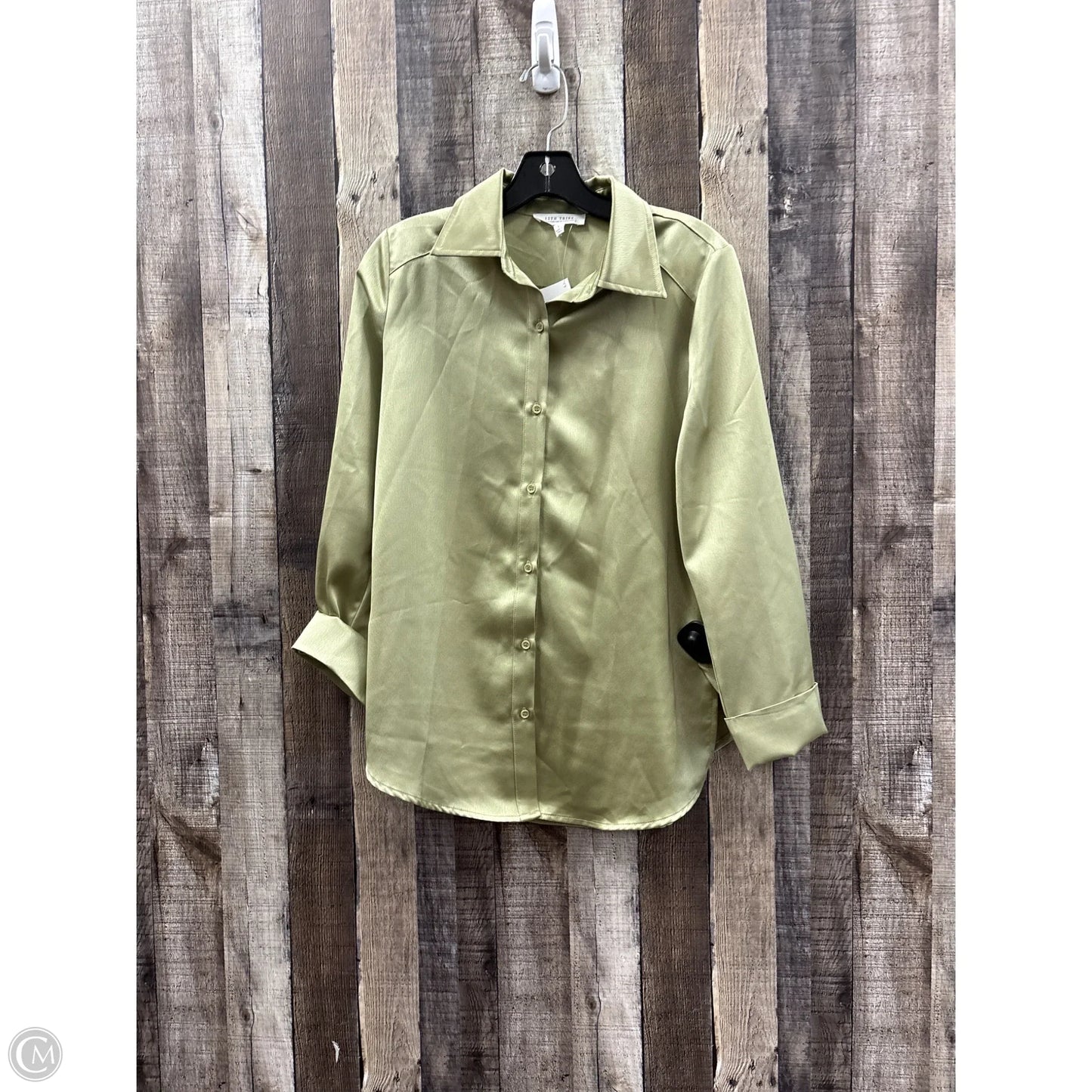 Top Long Sleeve By 12th Tribe In Green, Size: S