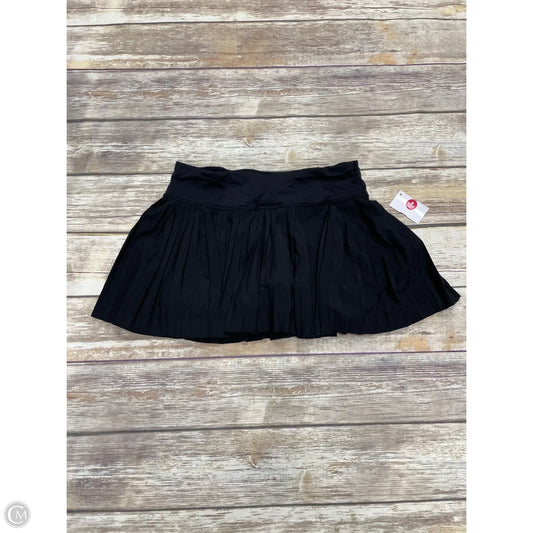 Athletic Skort By Lululemon In Black, Size: 4