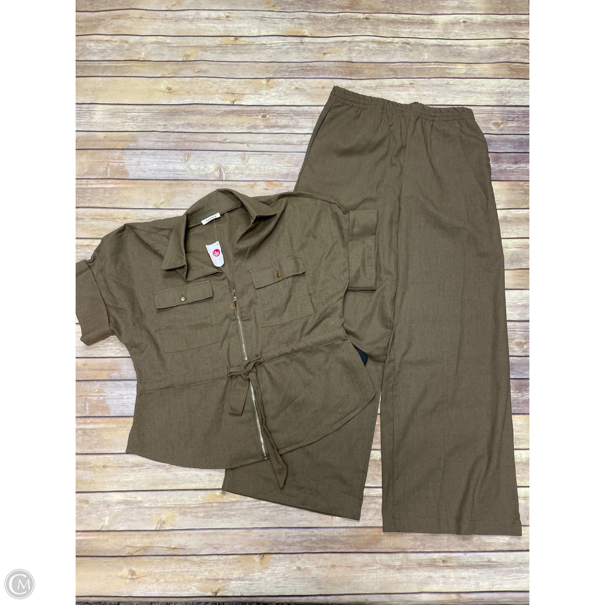 Pants Set 2pc By Sunday Up In Brown, Size: S