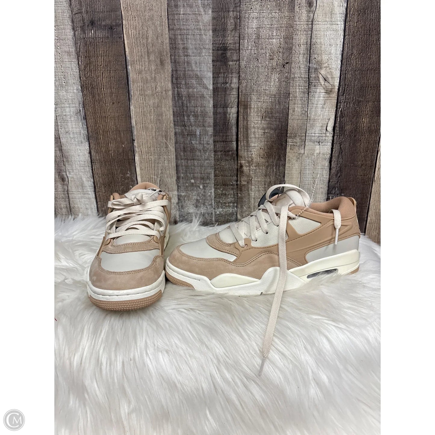 Shoes Luxury Designer By Jordan In Tan, Size: 8