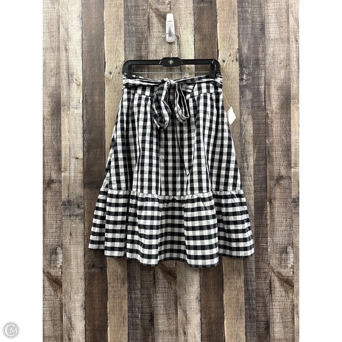 Skirt Midi By J. Crew In Checkered Pattern, Size: Xs