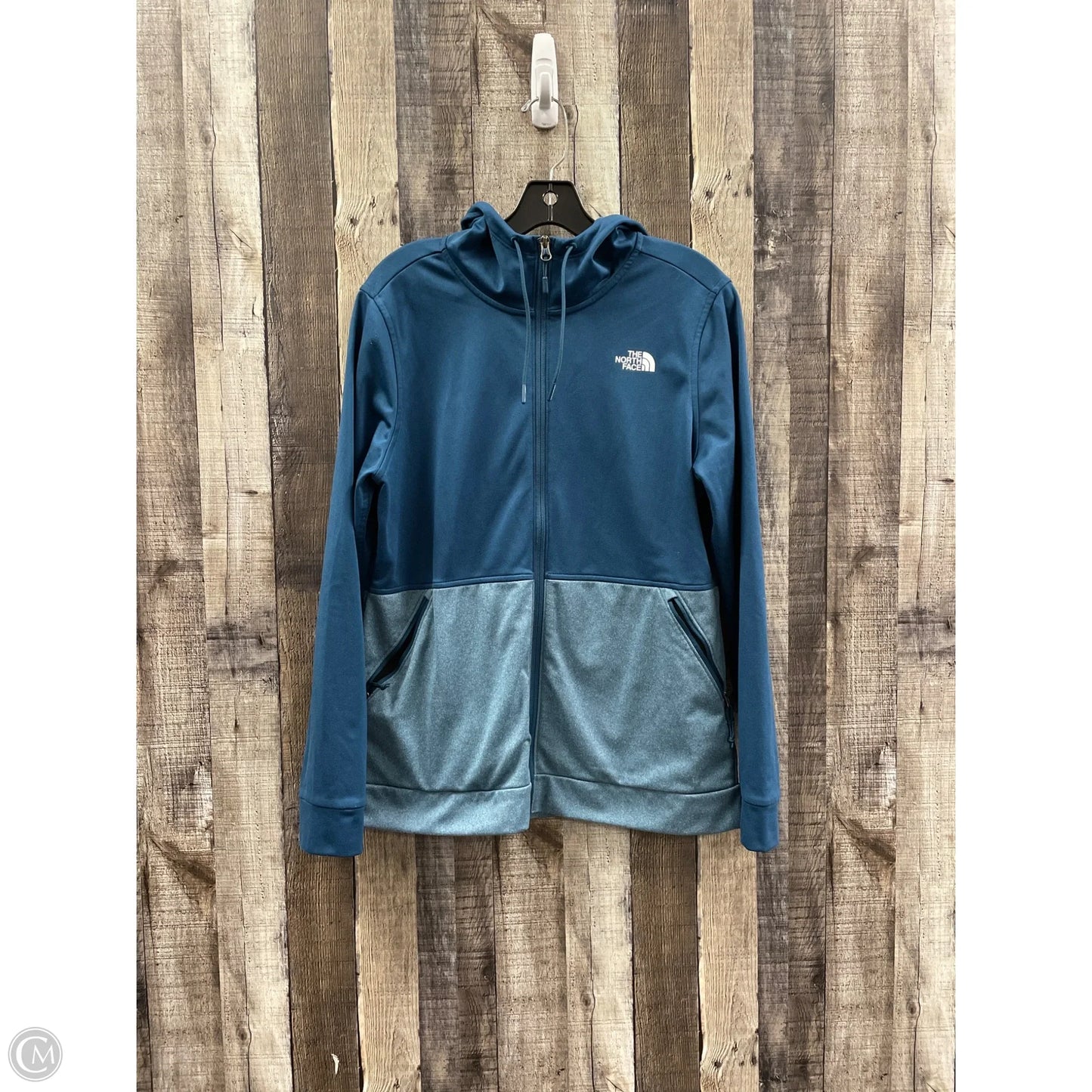 Athletic Jacket By The North Face In Blue, Size: L