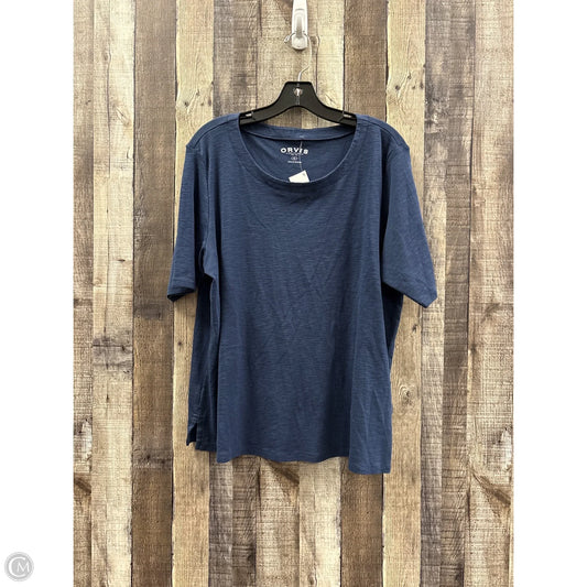 Top Short Sleeve Basic By Orvis In Navy, Size: Xl
