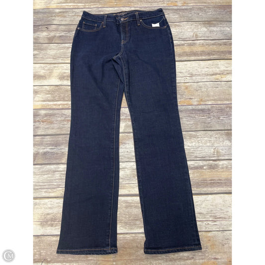 Jeans Straight By Chicos In Blue Denim, Size: 4