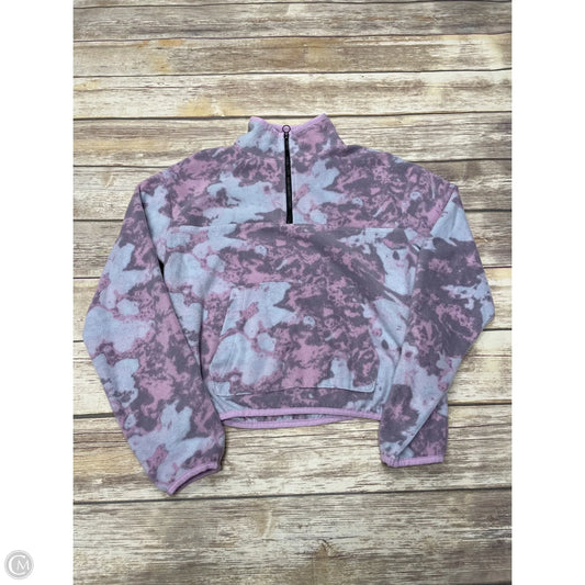 Jacket Fleece By So In Tie Dye Print, Size: Xs