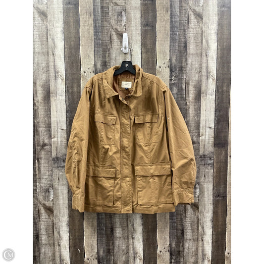 Jacket Other By Universal Thread In Brown, Size: 1x