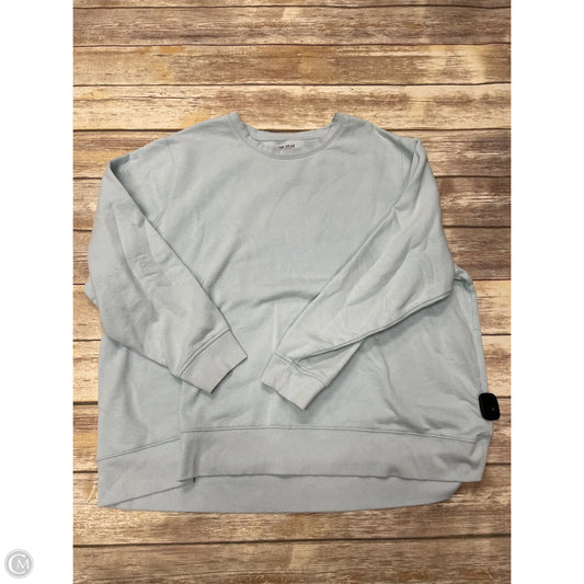 Athletic Sweatshirt Crewneck By Tek Gear In Blue, Size: 3x