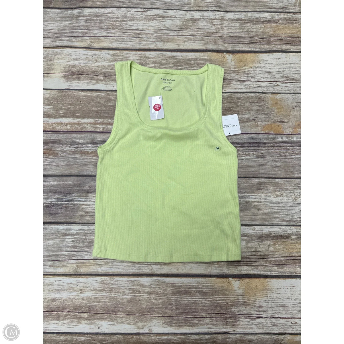 Top Sleeveless Basic By American Eagle In Yellow, Size: M