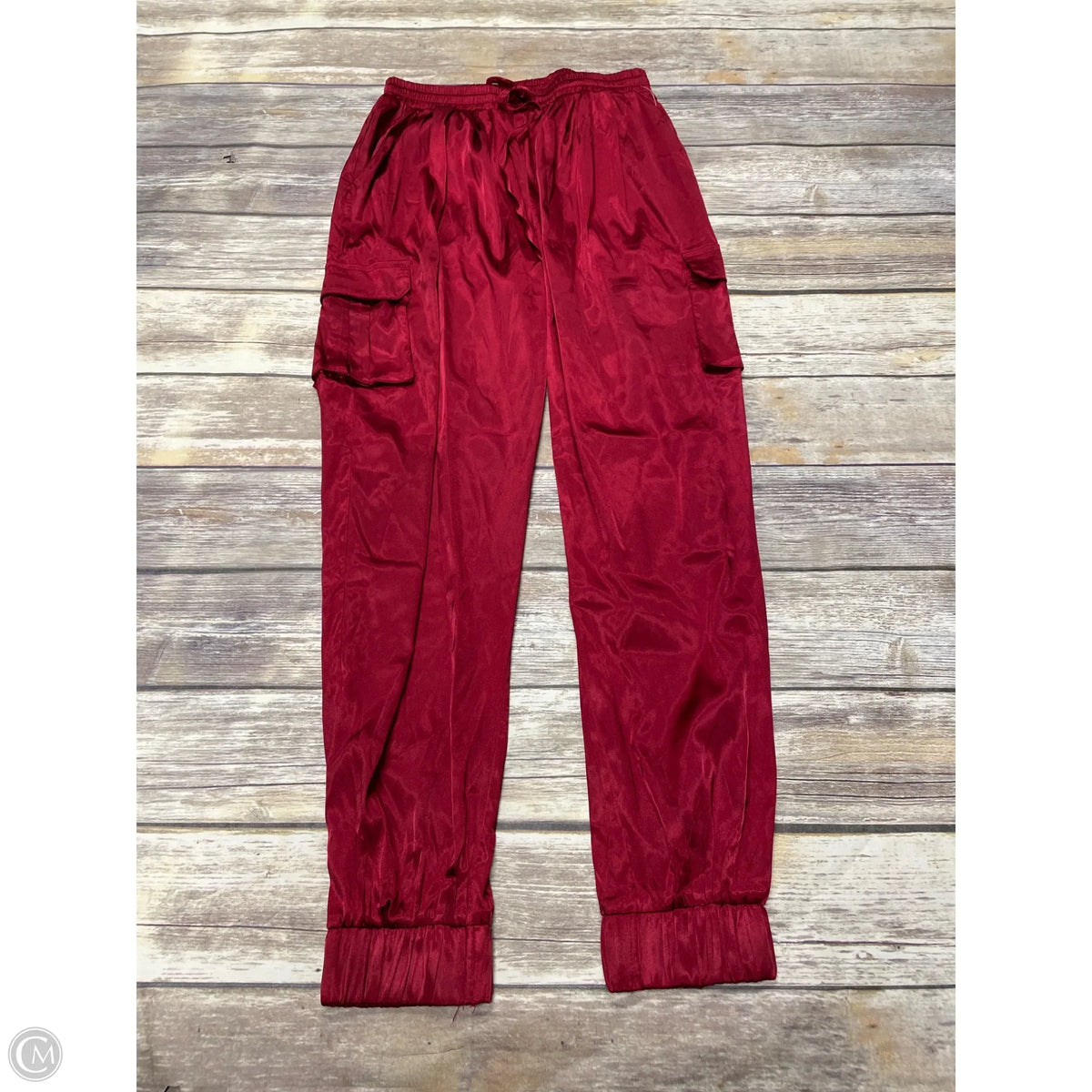 Pants Lounge By Glam In Red, Size: M