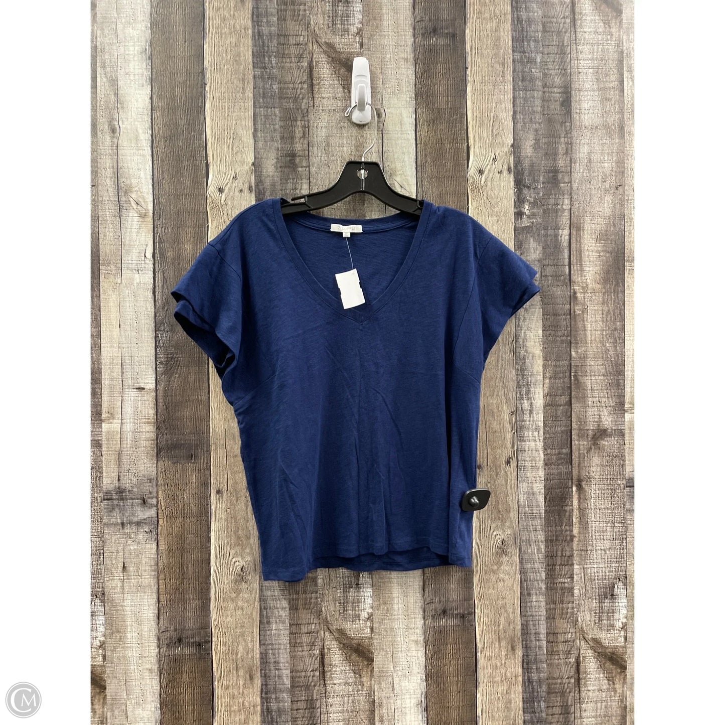 Top Short Sleeve Basic By Z Supply In Blue, Size: Xs