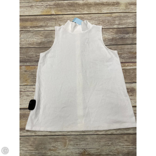 Top Sleeveless By Loft In Cream, Size: Xsp