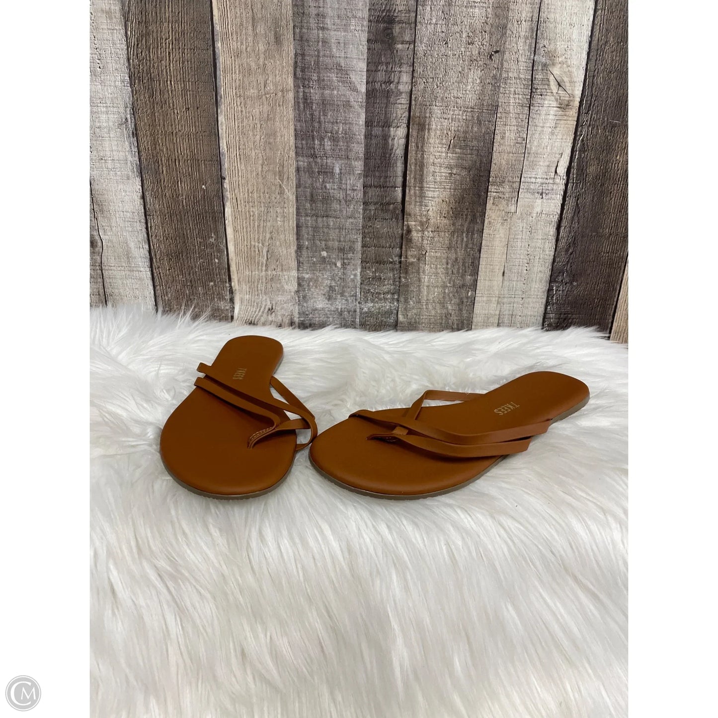 Sandals Flats By Cme In Brown, Size: 8
