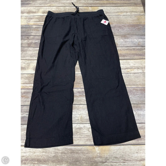 Pants Wide Leg By Caslon In Black, Size: Xl