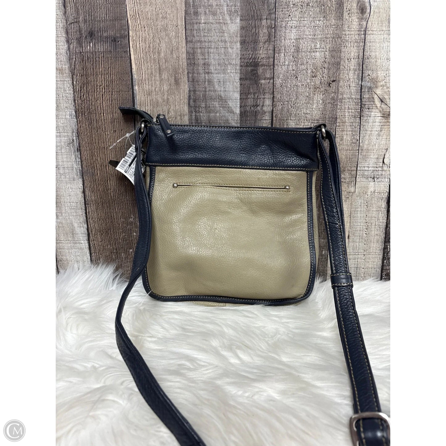 Crossbody Leather By Sharif, Size: Medium