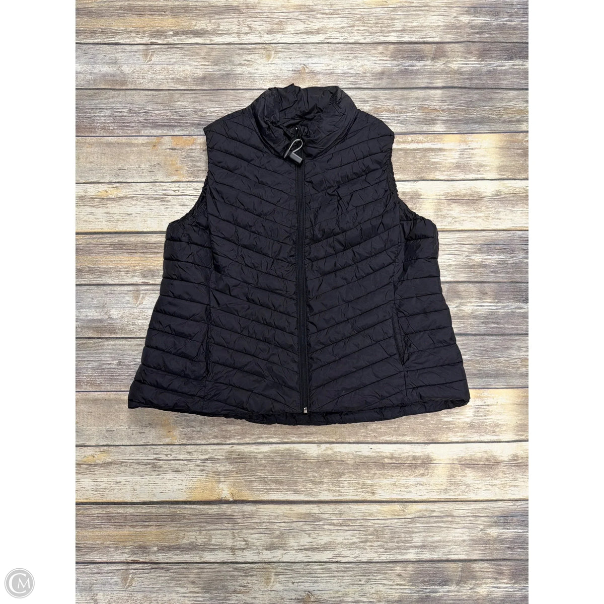 Vest Puffer & Quilted By Old Navy In Black, Size: 2x