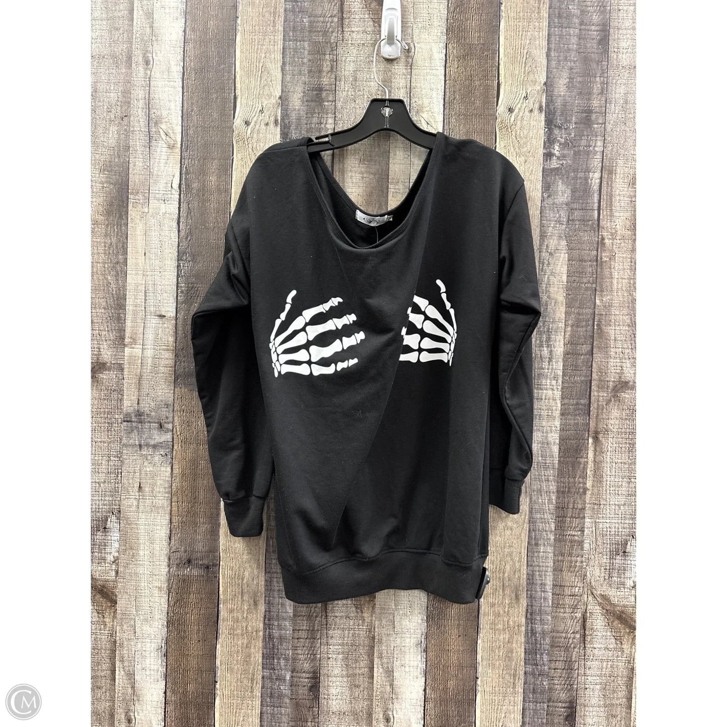 Sweatshirt Crewneck By Cmf In Black, Size: M