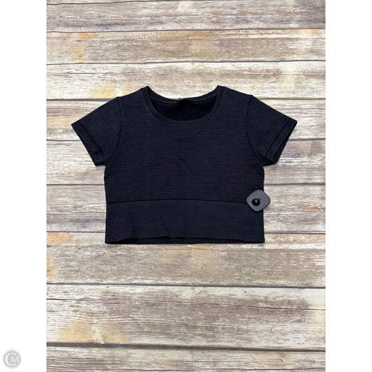 Top Short Sleeve By Aerie In Black, Size: S