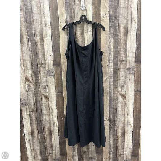 Dress Casual Maxi By A New Day In Black, Size: 1x