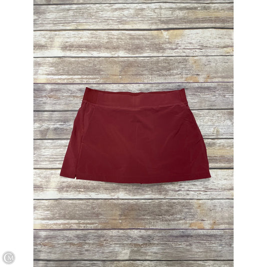 Athletic Skort By Athleta In Red, Size: M