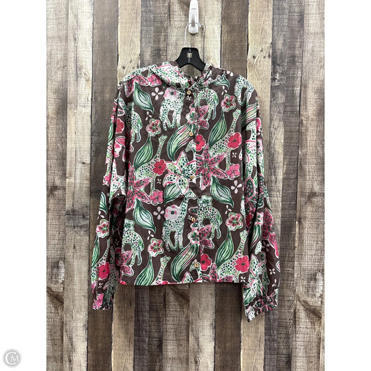 Top Long Sleeve By Kori America In Multi-colored, Size: 2x