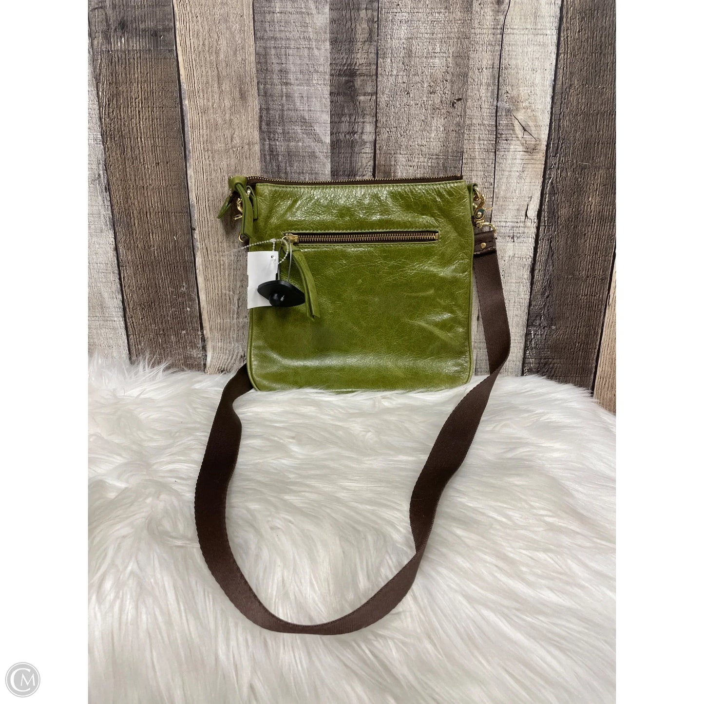 Crossbody Leather By Kate Landry, Size: Medium