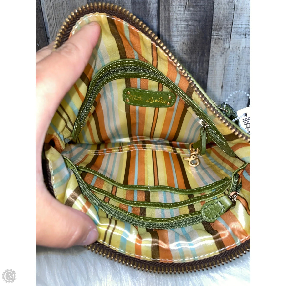 Crossbody Leather By Kate Landry, Size: Medium