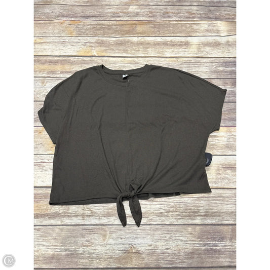 Athletic Top Short Sleeve By Old Navy In Green, Size: L