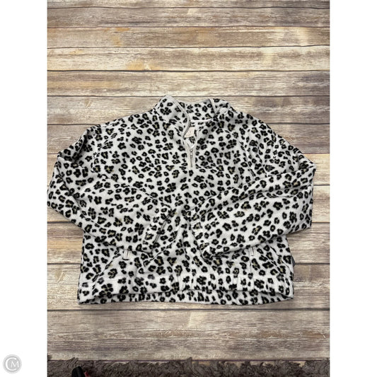 Jacket Fleece By Thread And Supply In Animal Print, Size: Xl
