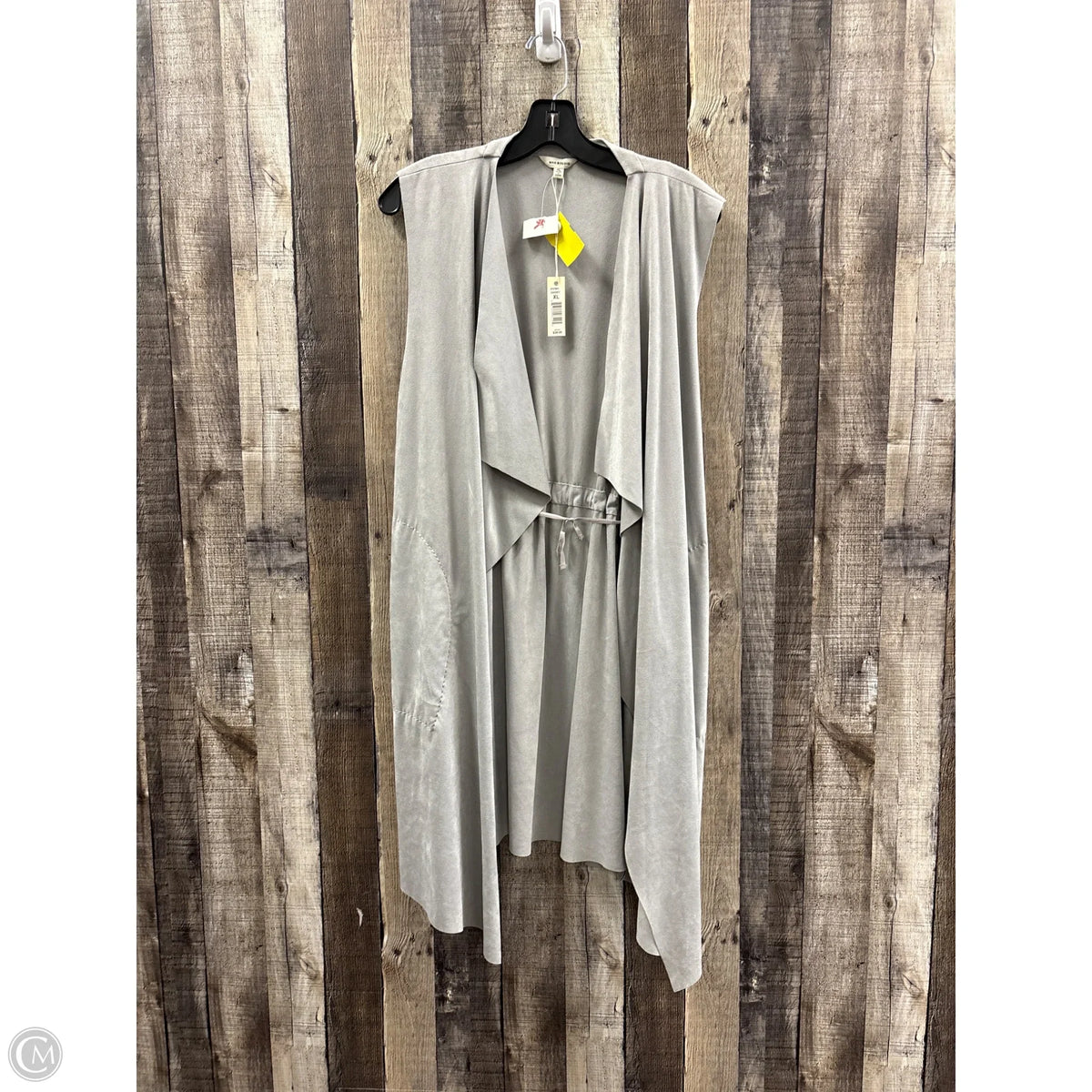 Cardigan By Max Studio In Silver, Size: Xl