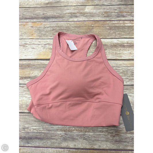 Athletic Bra By Harmony Balance In Coral, Size: L