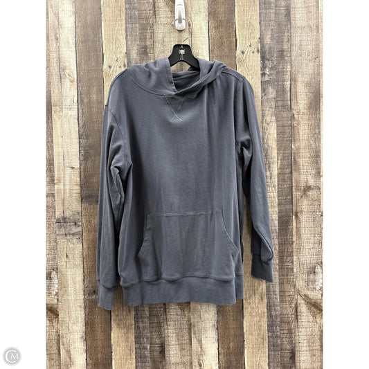 Sweatshirt Hoodie By Cme In Blue, Size: L