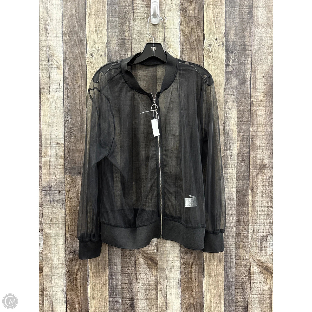 Jacket Other By Shein In Black, Size: 1x