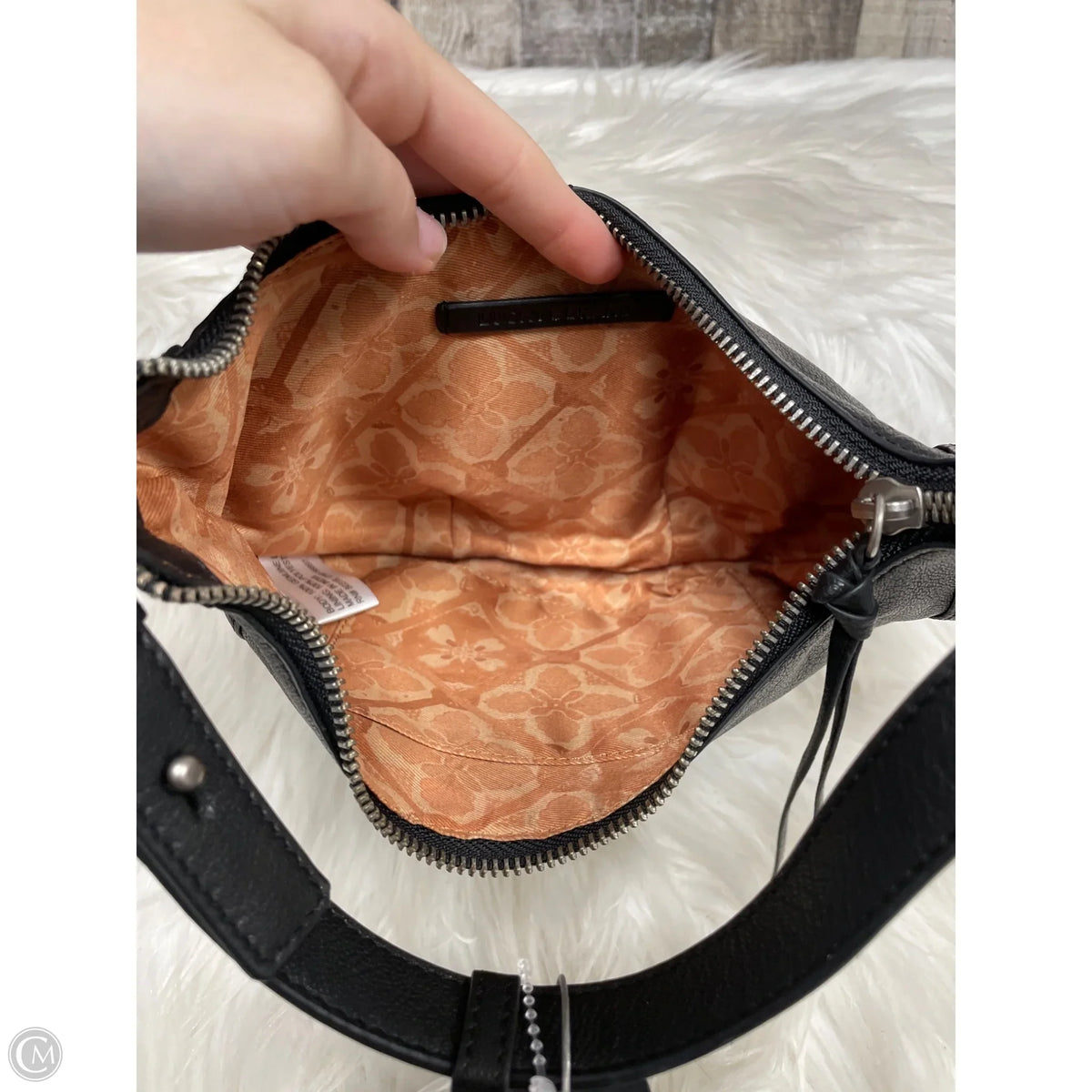 Handbag Leather By Lucky Brand, Size: Small