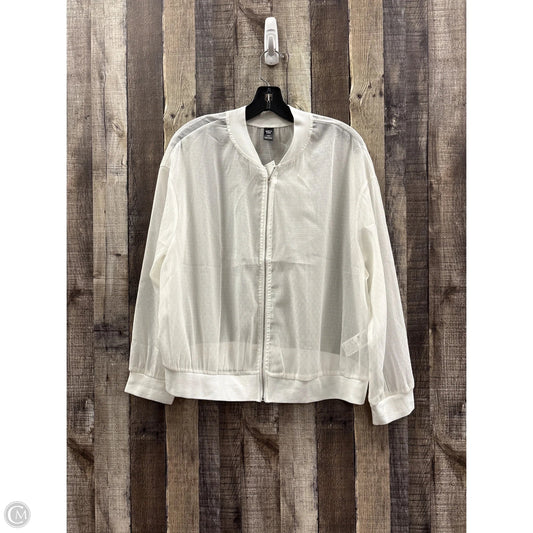 Jacket Other By Shein In White, Size: 1x