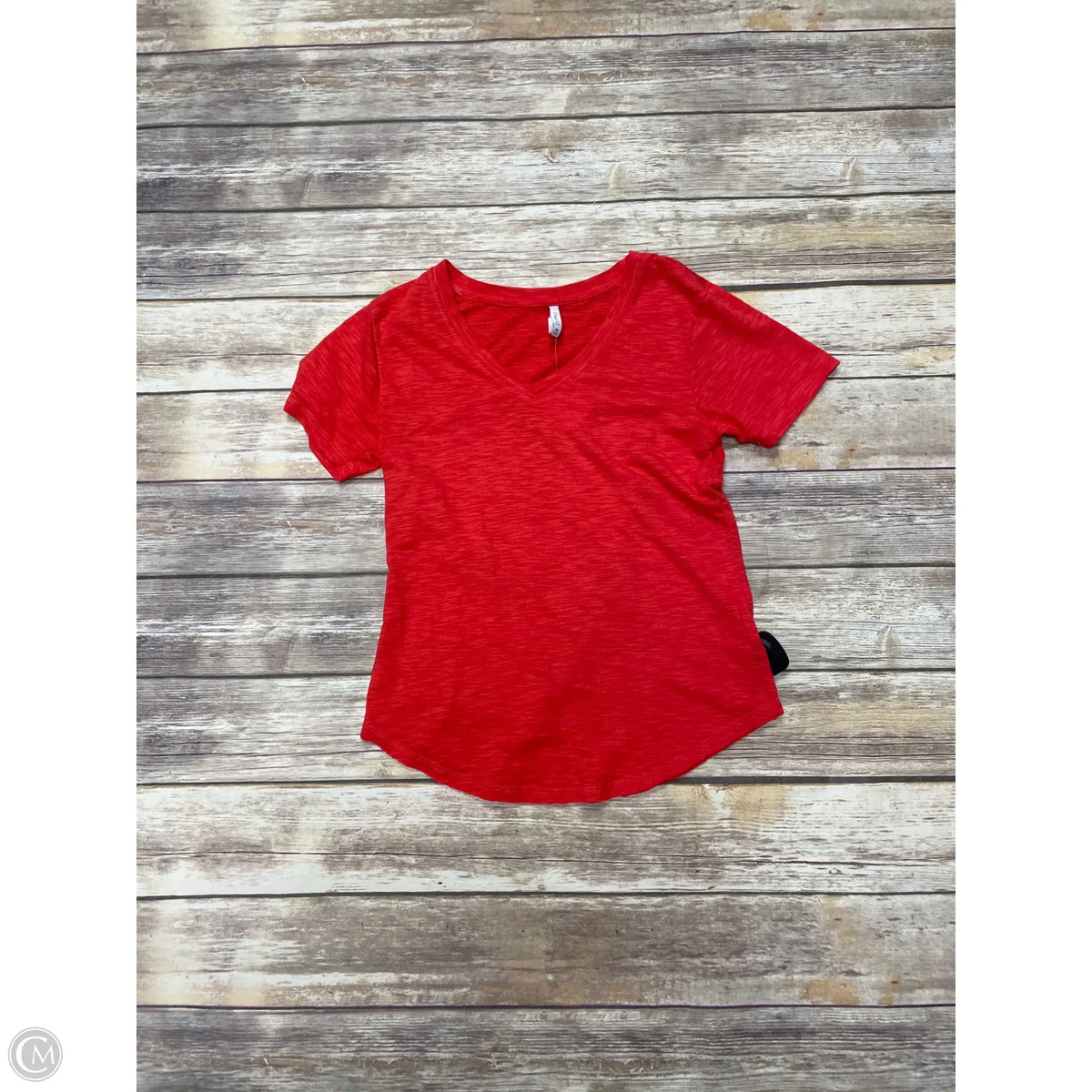 Top Short Sleeve Basic By Z Supply In Orange, Size: Xs