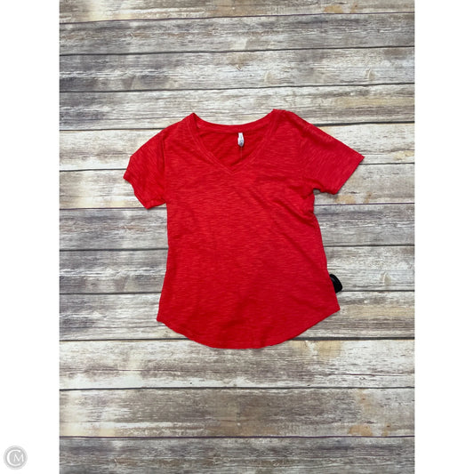 Top Short Sleeve Basic By Z Supply In Orange, Size: Xs