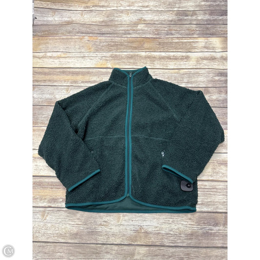 Jacket Fleece By Le Lis In Green, Size: Xs
