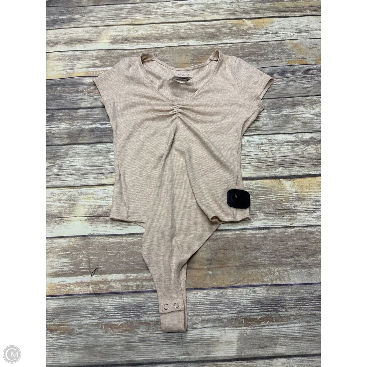 Bodysuit By American Eagle In Tan, Size: M