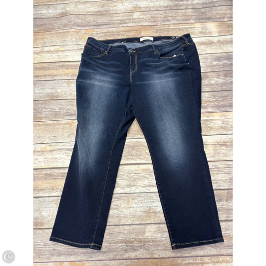 Jeans Skinny By Cme In Blue Denim, Size: 22