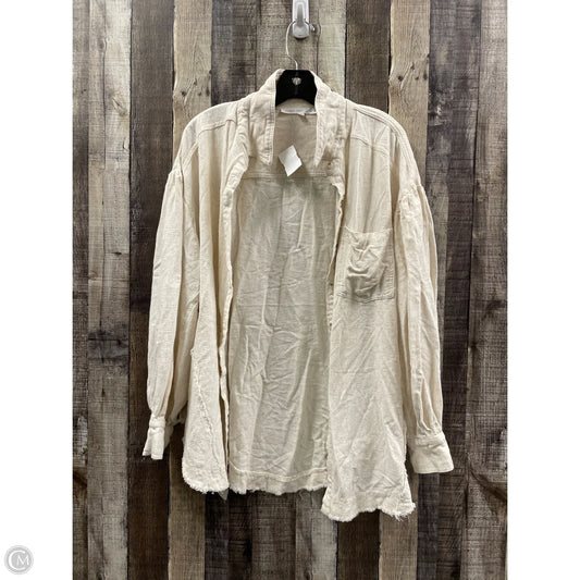 Top Long Sleeve By Altard State In Beige, Size: Xl