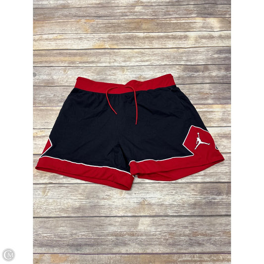 Shorts Luxury Designer By Jordan In Black & Red, Size: Xl