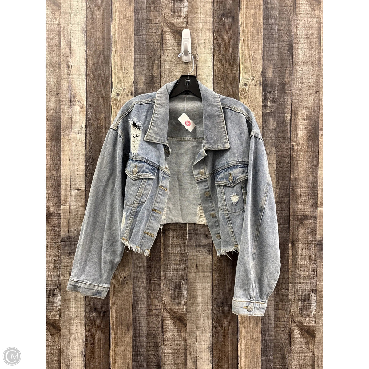 Jacket Denim By Cmf In Blue Denim, Size: Xl