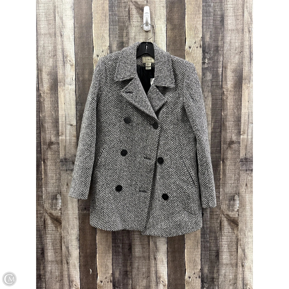 Coat Other By L.l. Bean In Black & White, Size: M