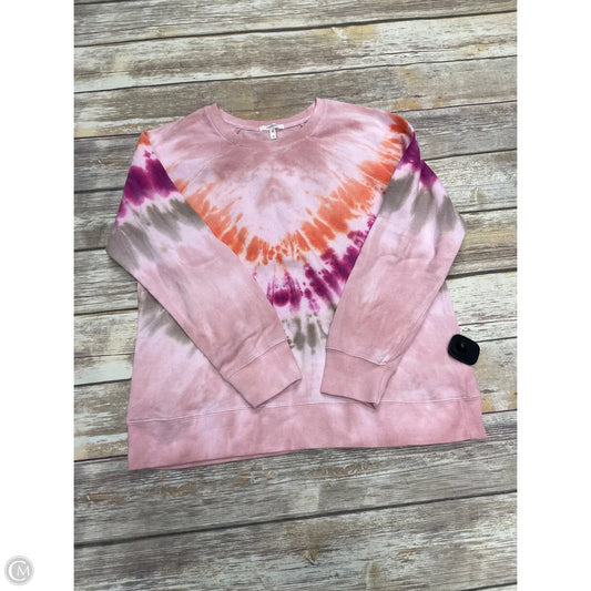 Sweatshirt Crewneck By Maurices In Tie Dye Print, Size: S